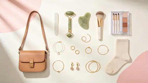 20 curated low MOQ products to import from China including beauty tools, fashion bags, and accessories